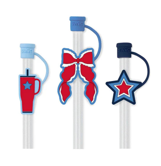 Miss Independence Straw Toppers