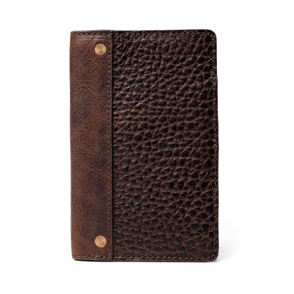 Mission Mercantile Leather Goods Theodore Leather Passport Wallet - Espresso