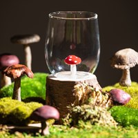17oz. Stemless Figurine Glass w/ Gift Box, Mushroom
