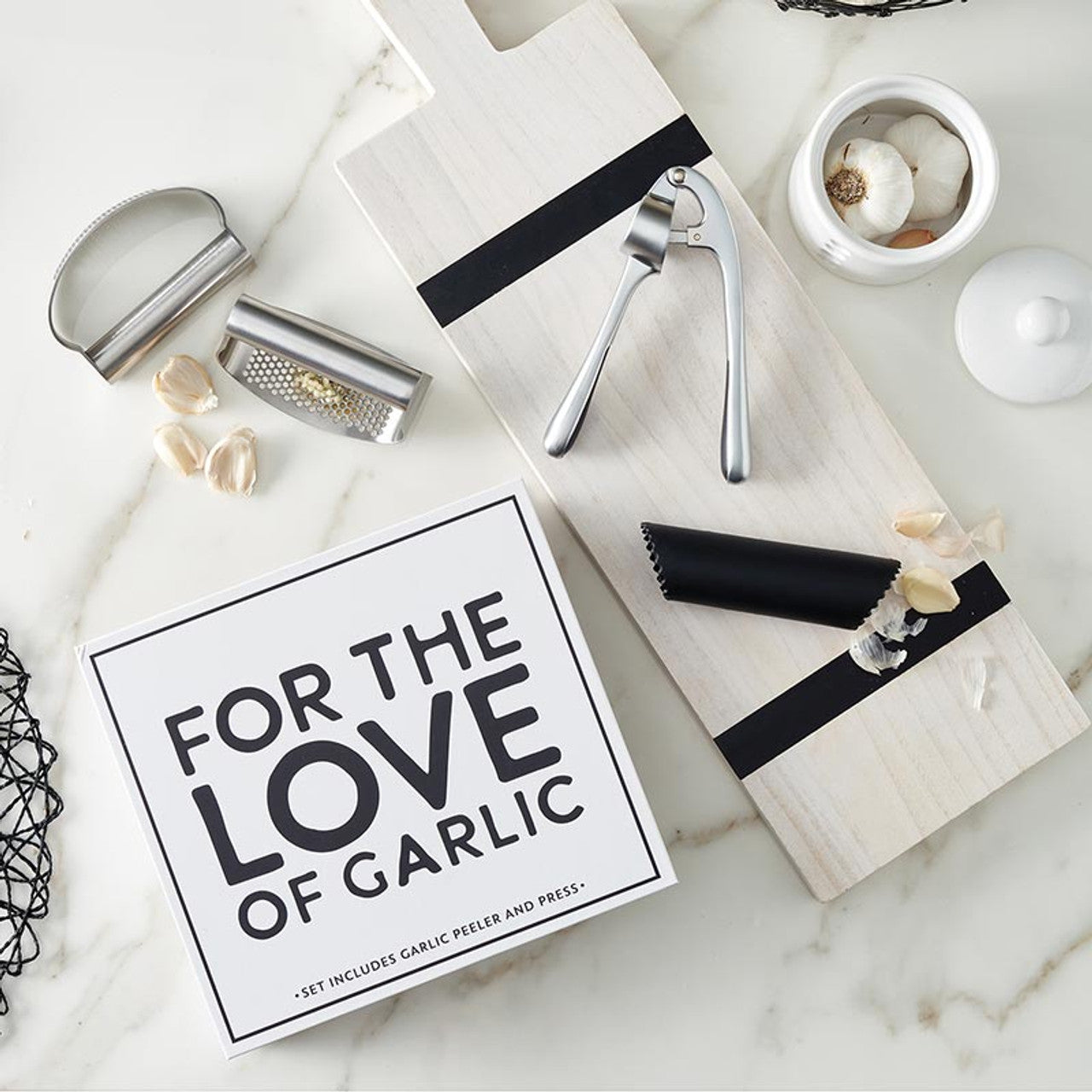 Garlic Press Book Box - For The Love Of Garlic