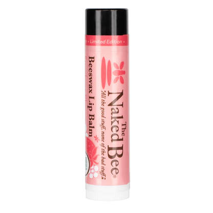 The Naked Bee Strawberry Lip Care Duo