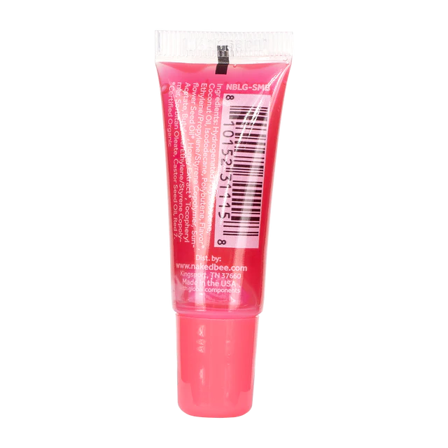 The Naked Bee Strawberry Lip Care Duo