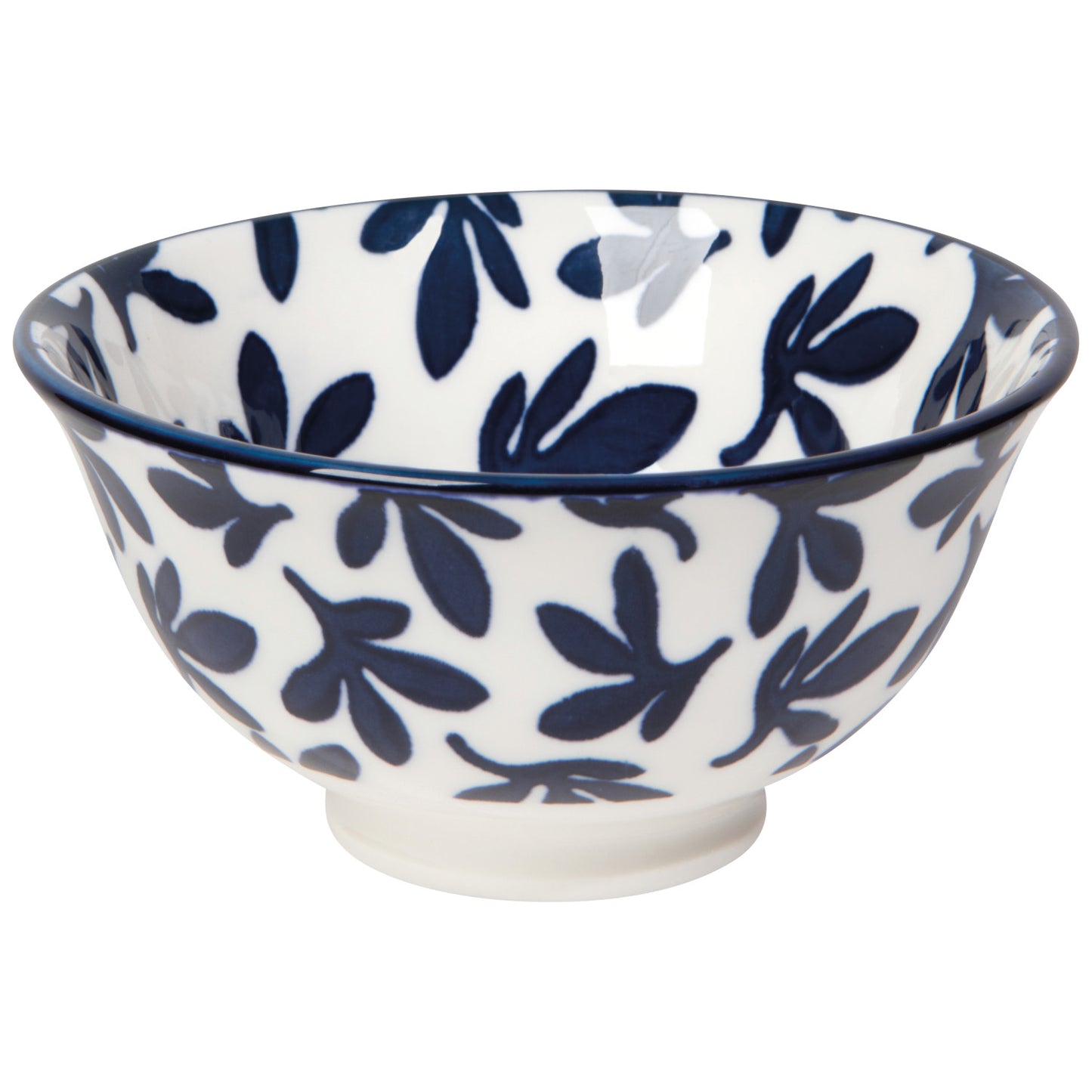 Blue Floral Stamped Bowl