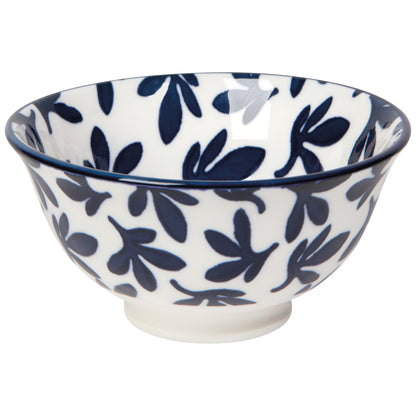 Blue Floral Stamped Bowl