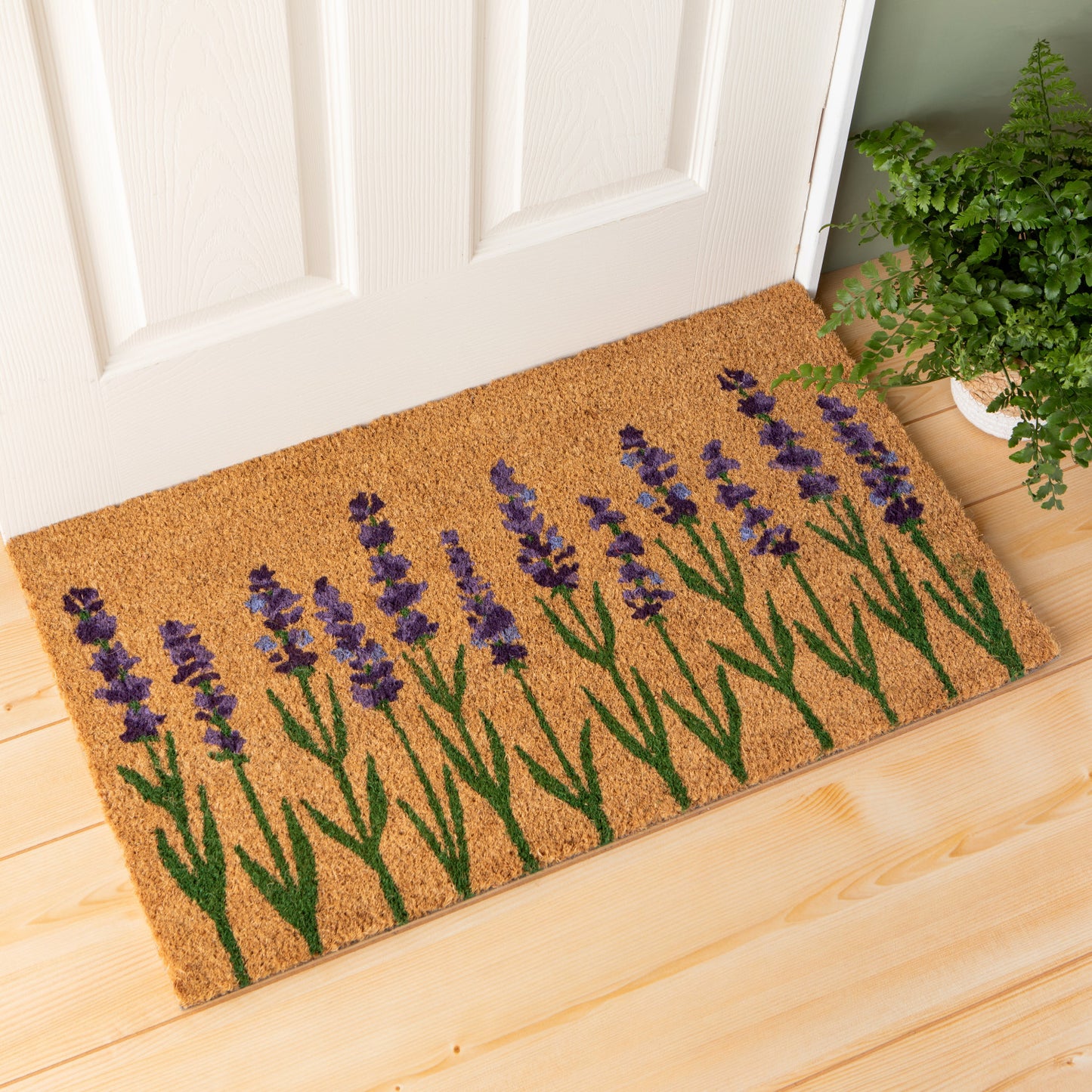Watercolor Lavender Doormat