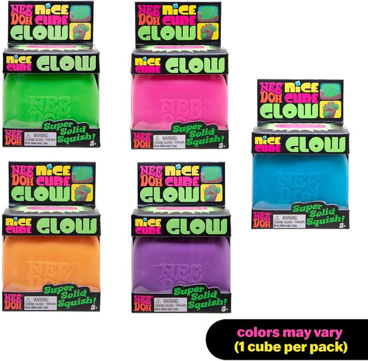 Nee Doh Nice Cube GLOW