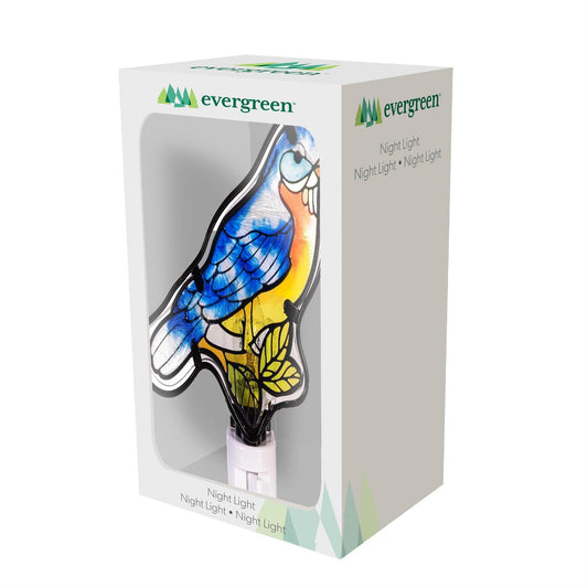 Glass Bluebird Nightlight