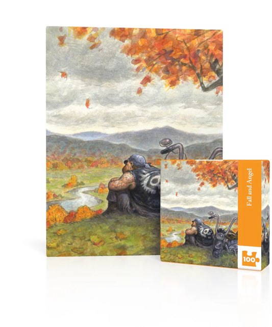 Fall and Angel - Mini 100 Piece Puzzle