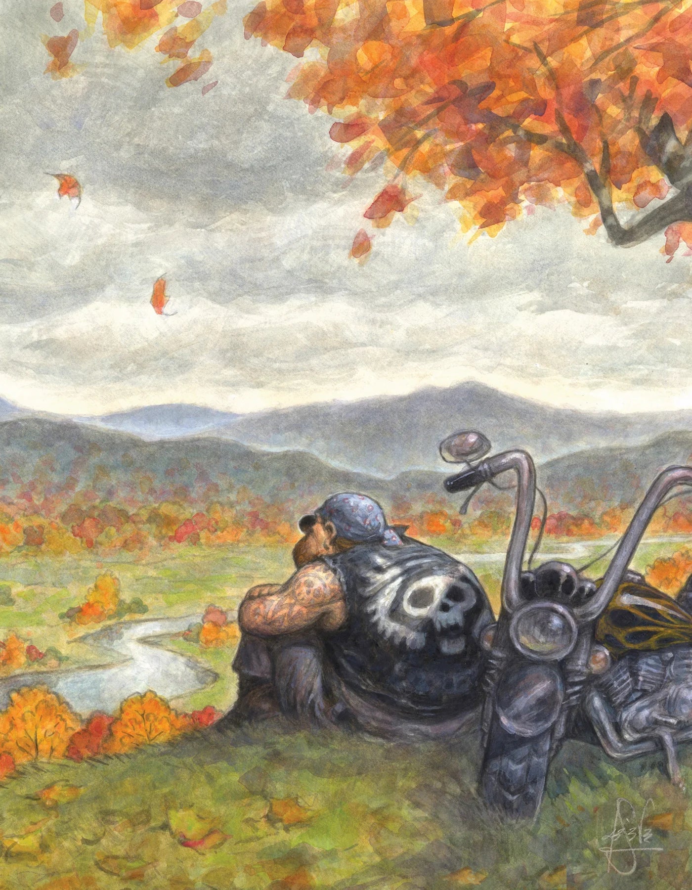 Fall and Angel Mini 100 Piece Mini Puzzle