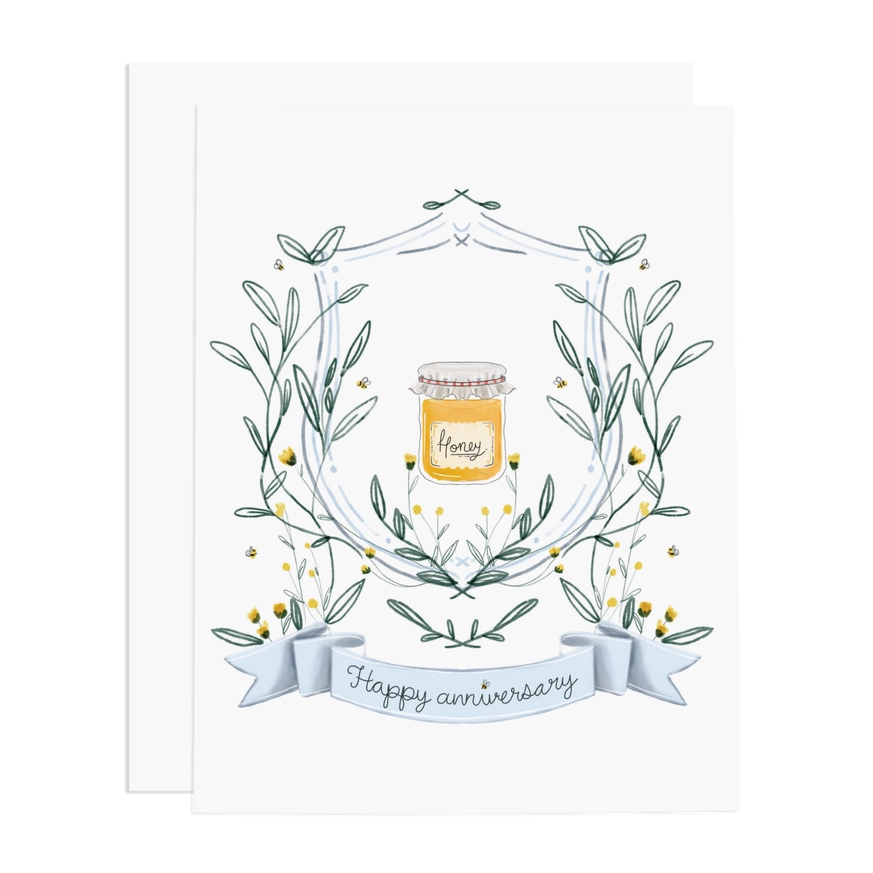 Happy Anniversary Honey Greeting Card