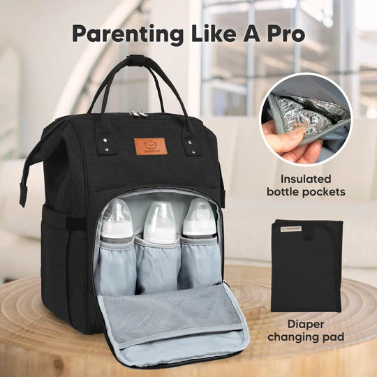 Original Diaper Bag - Trendy Black