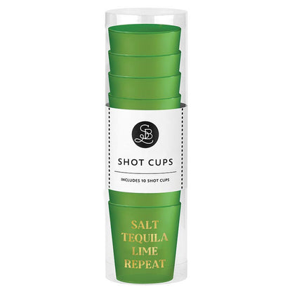 Gold Foil Frost Shot Cups