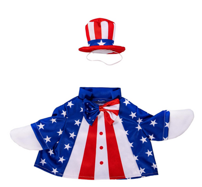 Porch Goose Outfit, Patriotic Suit