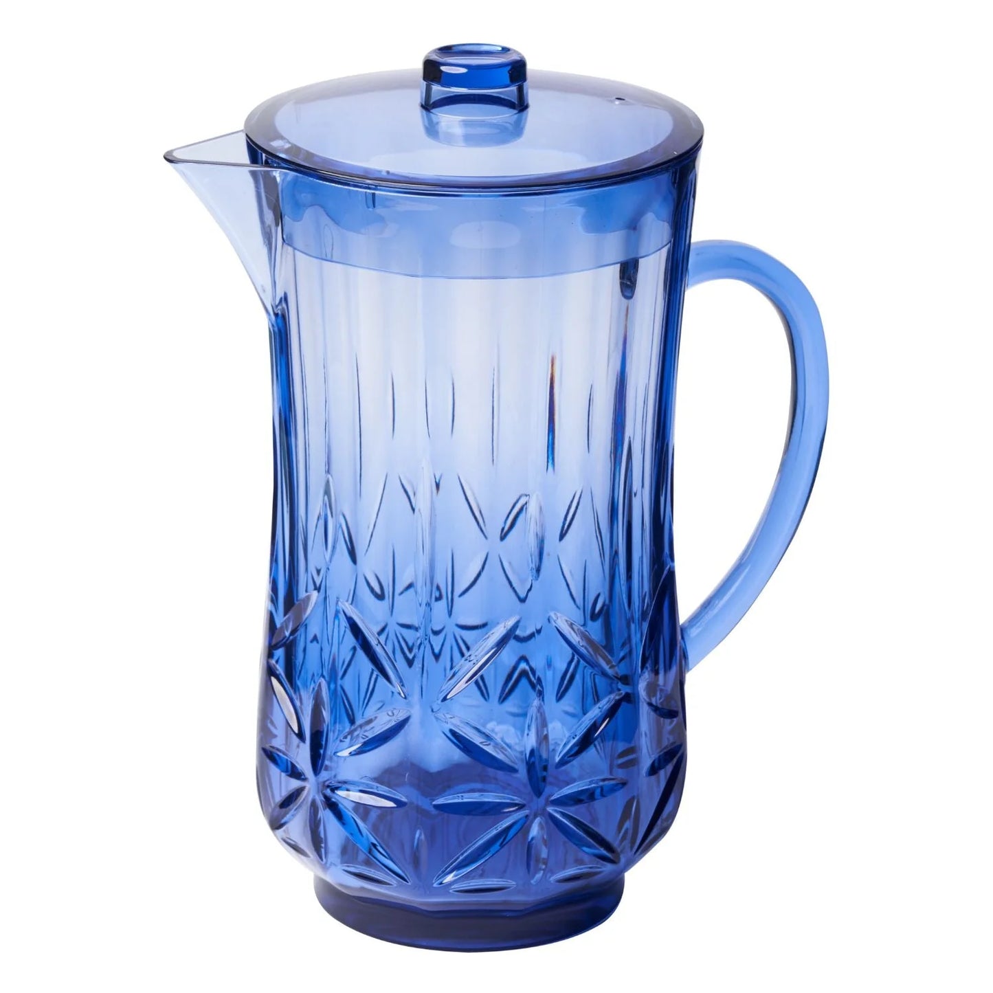 Traditional Classic Cobalt Blue Tumblers & Pitcher