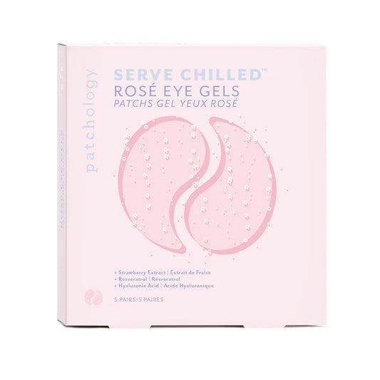 Serve Chilled Rose Eye Gels - 5 Pack