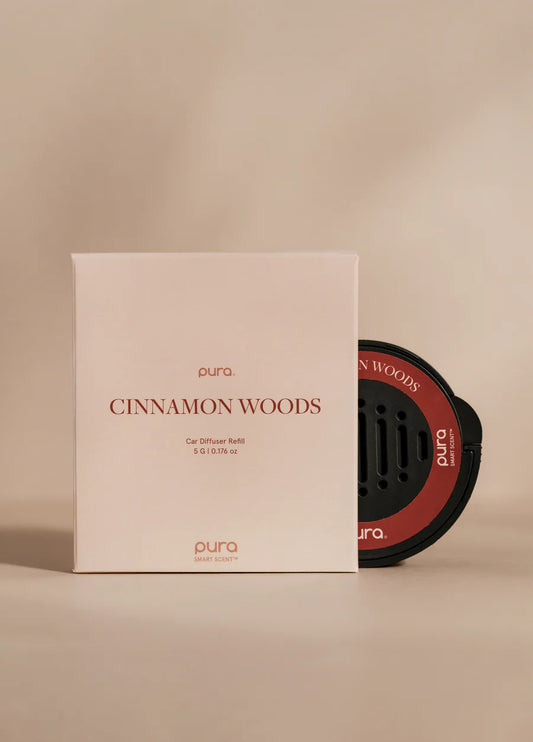 Pura Car Diffuser Disks- Cinnamon Woods