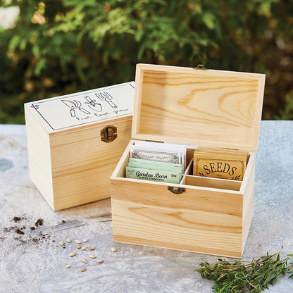 Seed Packet Storage Box - Live Love Grow