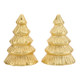 Gold Tree Salt & Pepper Shakers