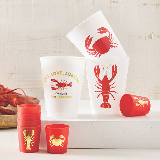 Frost Cups - Live Love Lobster