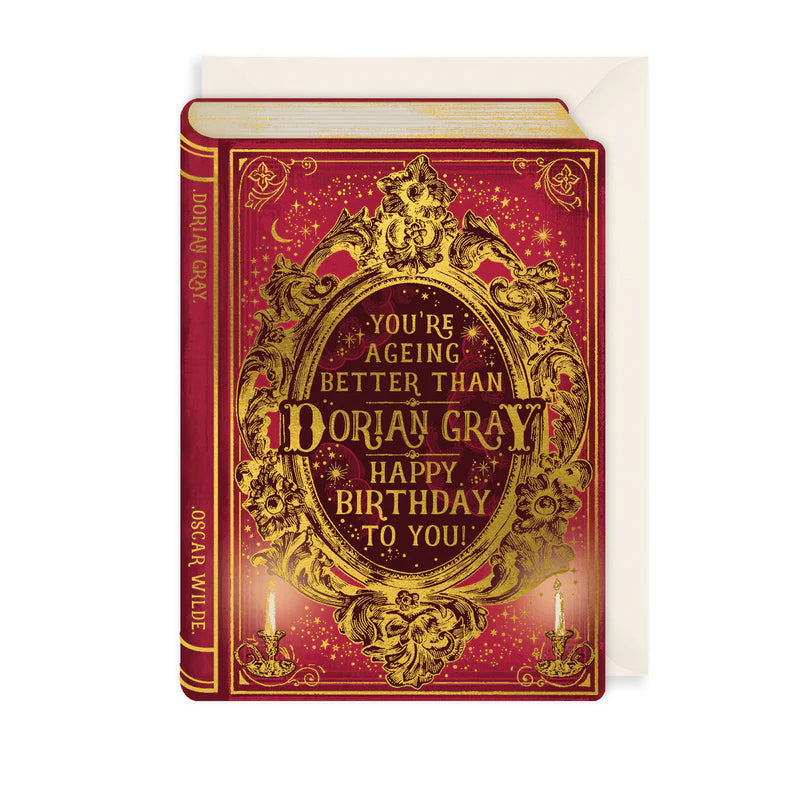 Ageing Better Than Dorian Gray, Book Birthday Card