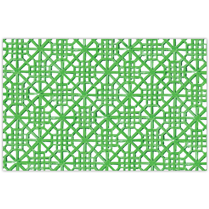 RosanneBeck Collections Green Lattice Placemats