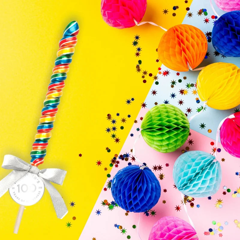Rainbow Blast Spiral Lollipop