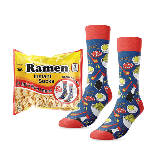 Instant Ramen Noddle Socks