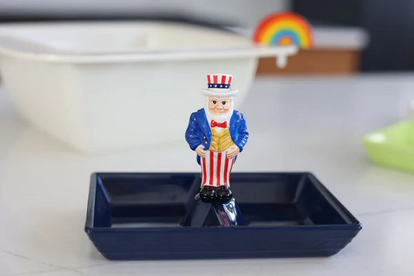 Nora Fleming Mini Patriotic Uncle Sam