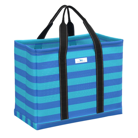 Roadtripper Tote Bag- French Blue Striped