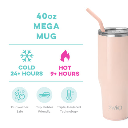 Swig Life Shimmer Ballet Mega Mug Tumbler - 40 oz