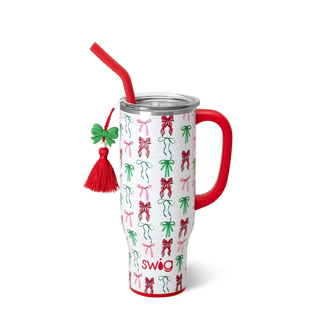 Swig Life Festive Ribbons & Bows Mega Mug Tumbler - 30 oz.