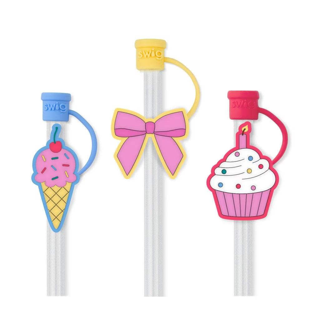 Scoop There It Is Straw Topper Set