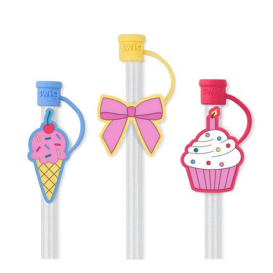 Scoop There It Is Straw Topper Set