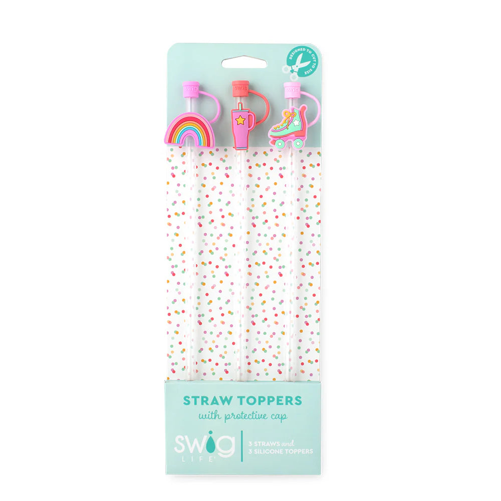 Swig Life Roller Rink Straw Toppers