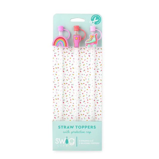 Swig Life Roller Rink Straw Toppers