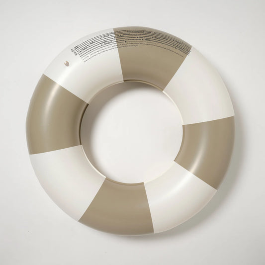 Slim Tube Pool Ring- Rustico Driftwood Stripe