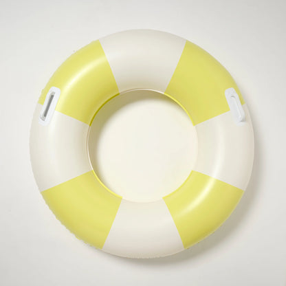 Slim Tube Pool Ring: Citrus Stripe