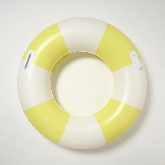 Slim Tube Pool Ring: Citrus Stripe