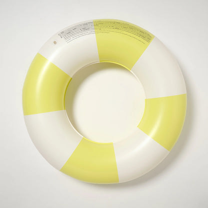 Slim Tube Pool Ring: Citrus Stripe
