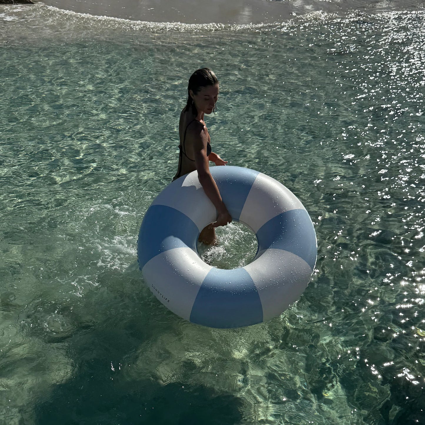 Pool Ring: Lazy Days Duck Egg Blue