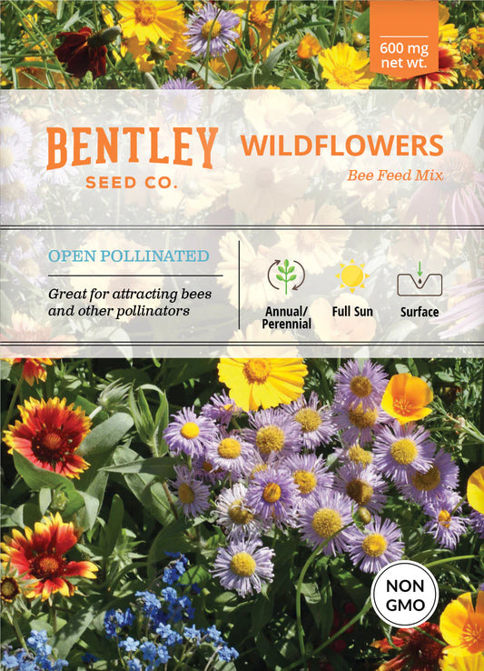 Wildflowers Bee Feed Mix Seed Packets