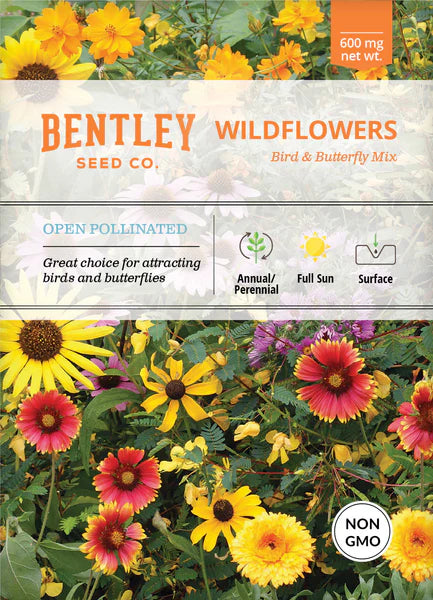 Wildflower, Bird & Butterfly Wildflower Mix Seed Packets