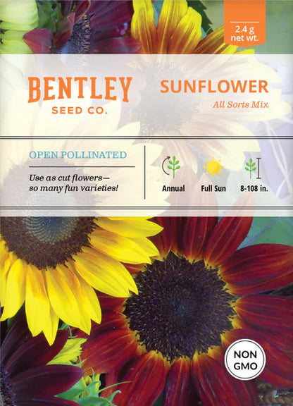 Sunflower: All Sorts Mix Seed Packets