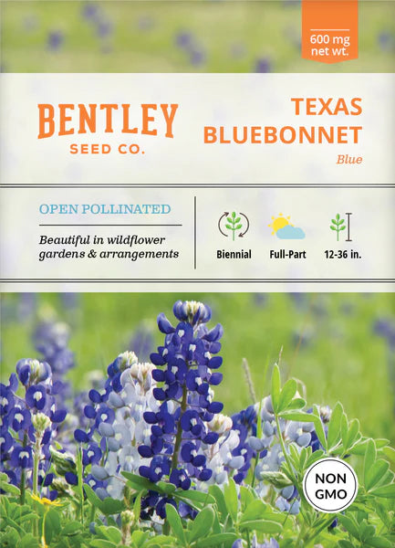 Texas Bluebonnet Seed Packets