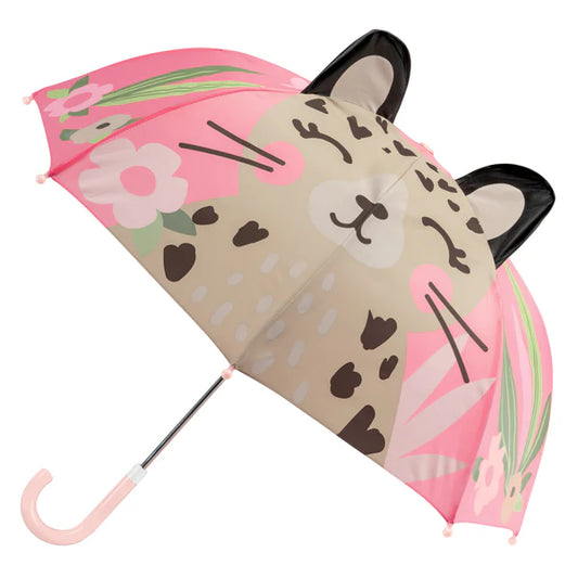 Pop Up Leopard Umbrella