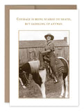 Saddling Up Encouragement Card