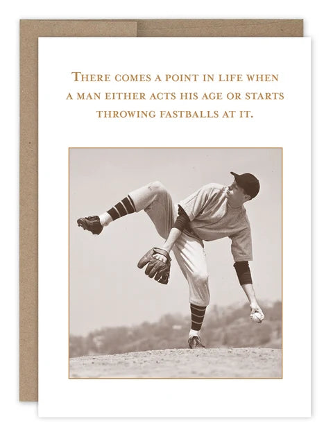 Fastballs Birthday Card