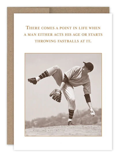 Fastballs Birthday Card