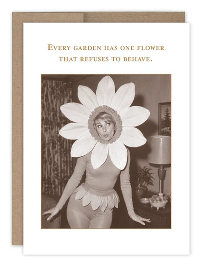 One Flower Birthday Card