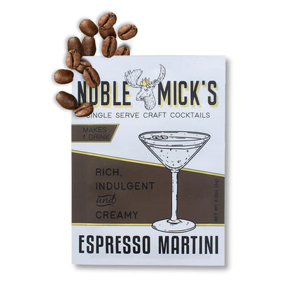 Noble Mick's Single Serve Craft Cocktail Mix - Espresso Martini